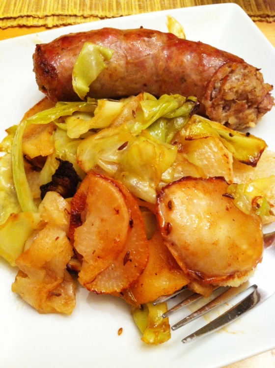 Rustic Smoked Sausage and Cabbage