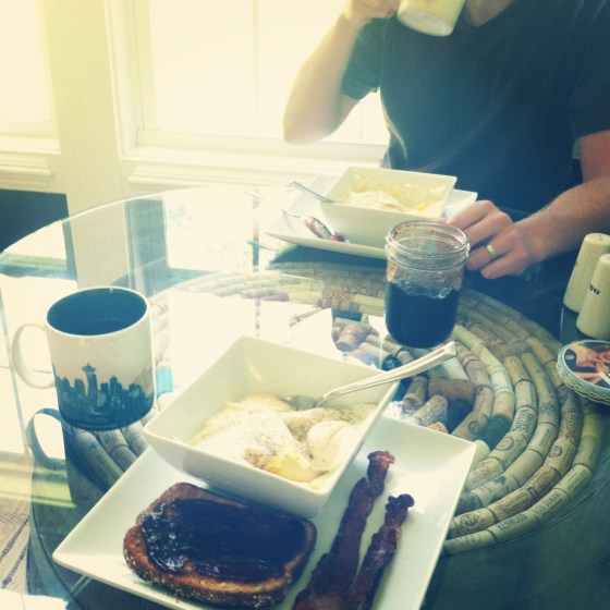 Oh the beauty of Sunday breakfast