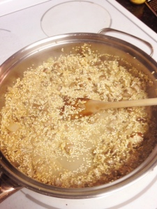 fall dinner quinoa